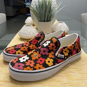 VANS Classic Project X Slip On Retro Floral Sneakers​​​​​